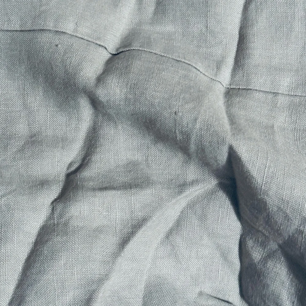 West Elm European Flax Linen Bed Skirt Queen NWOT
